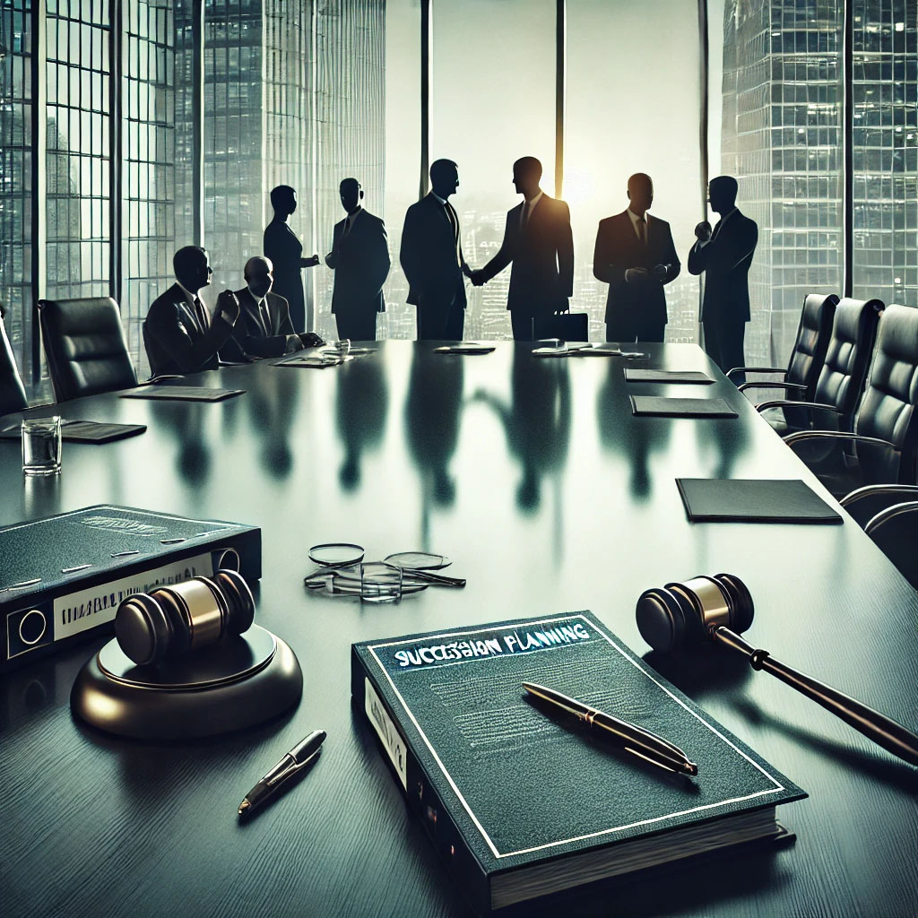 Businesspeople meeting; legal documents