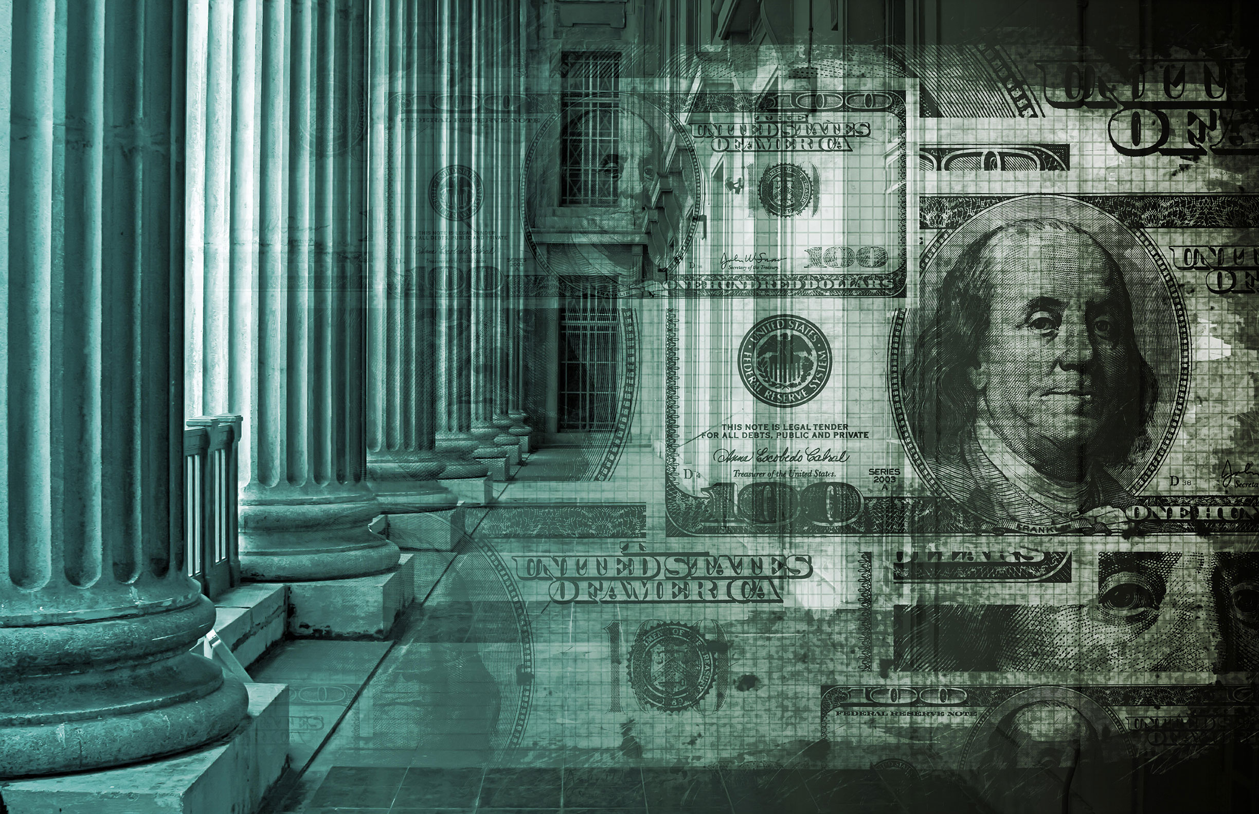Financial Law: Columns and US currency